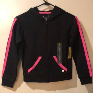 Super comfy black and pink sweatshirt